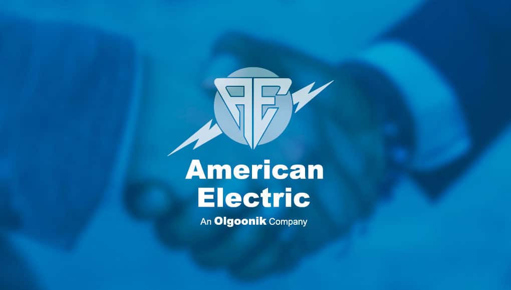 American Electric graphic and logo