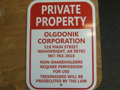 Private Property Sign