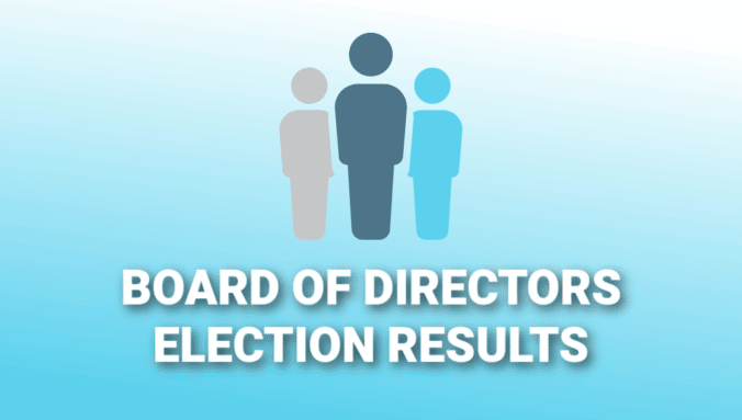 Board of Directors Election Results