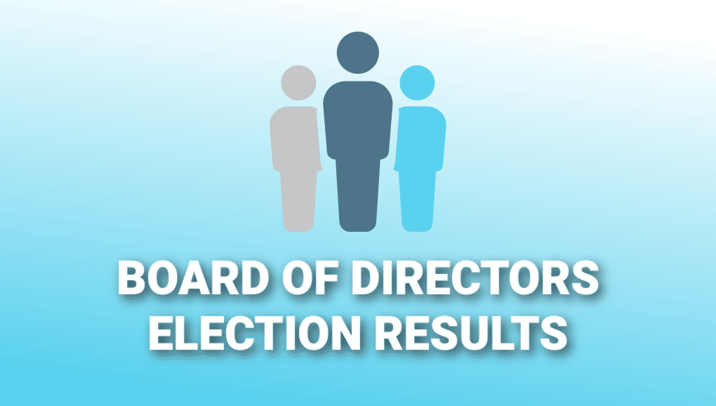 Board of Directors Election Results